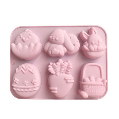 Φόρμα σιλικόνης για κέικ πασχαλινό κουνελιού Φόρμα ψησίματος για κέικ σοκολάτας