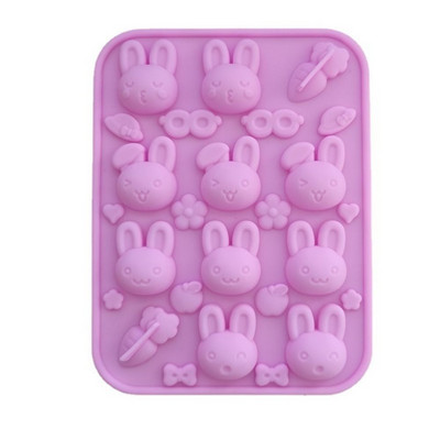 Φόρμα σιλικόνης για κέικ πασχαλινό κουνελιού Φόρμα ψησίματος για κέικ σοκολάτας