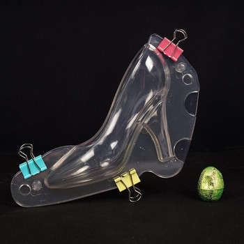 Форма за обувки с висок ток Свети Валентин Форма за торта с шоколадови бонбони Ръчно изработена форма 3D декорация за желе Леден сапун
