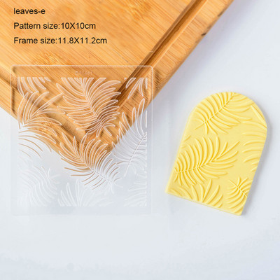 Frunze Flori Taietoare acrilice pentru prăjituri pentru prăjituri cu fondant Mucegaiuri pentru prăjituri pentru biscuiți Artizanat de zahăr Instrumente pentru decorare pentru prăjituri în relief