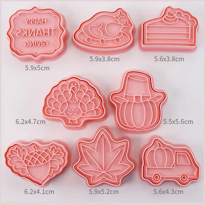 Γραμματόσημα για μπισκότα Φθινοπωρινό Λουλούδι Κόφτης Ευχαριστιών Ζαχαροπλαστικής Νεωτερισμοί Καλούπια Σφραγίδα ψησίματος Ανάγλυφο Εργαλεία κουζίνας Αξεσουάρ