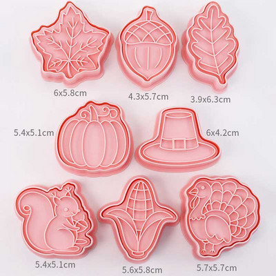 Γραμματόσημα για μπισκότα Φθινοπωρινό Λουλούδι Κόφτης Ευχαριστιών Ζαχαροπλαστικής Νεωτερισμοί Καλούπια Σφραγίδα ψησίματος Ανάγλυφο Εργαλεία κουζίνας Αξεσουάρ