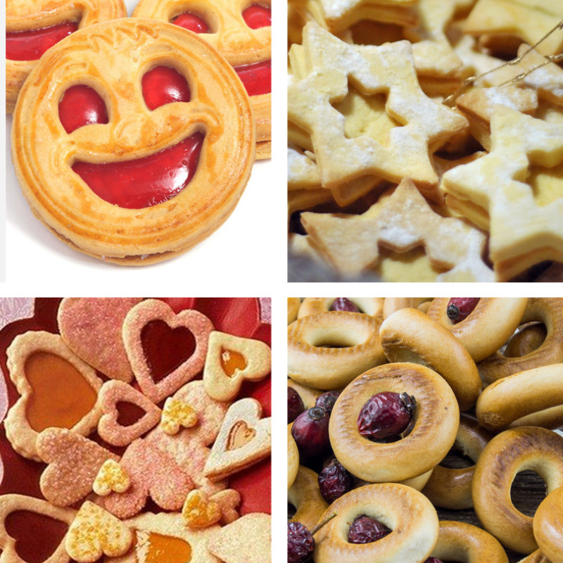 4 tk/komplekti küpsisetempli küpsis, kohandatud roostevabast terasest süda, naeratava näo kujuga küpsisevorm küpsiselõikur kondiitritooted küpsetusnõud