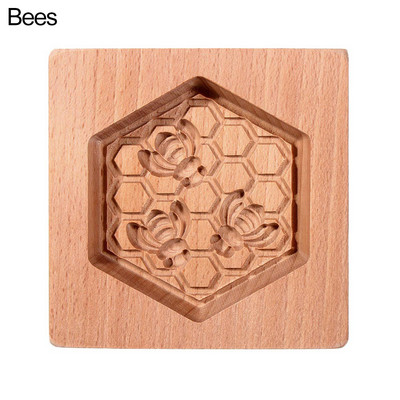 1 τμχ 3D Ξύλινη φόρμα ψησίματος για μπισκότα Χριστουγεννιάτικα σκαλιστά μελόψωμο φόρμα μπισκότων Διακοσμητικό μπισκότο σφραγίδα ανάγλυφο Craft Decor Εργαλεία ψησίματος