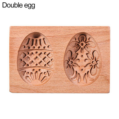 1 τμχ 3D Ξύλινη φόρμα ψησίματος για μπισκότα Χριστουγεννιάτικα σκαλιστά μελόψωμο φόρμα μπισκότων Διακοσμητικό μπισκότο σφραγίδα ανάγλυφο Craft Decor Εργαλεία ψησίματος