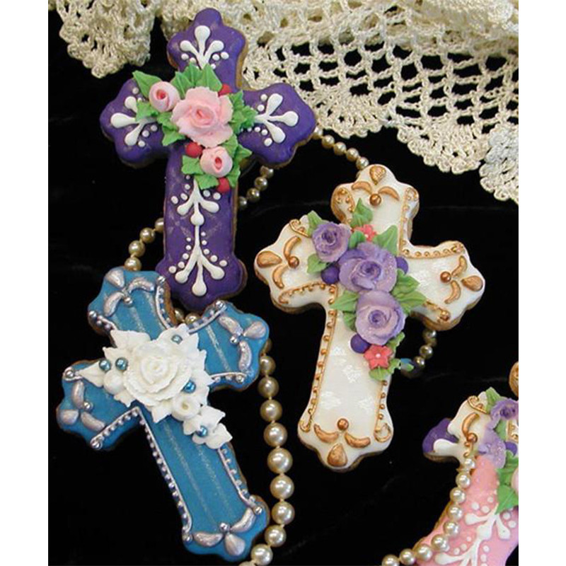 3 τμχ Σετ κουπαστών Holy Cross Chalice από ανοξείδωτο ατσάλι Φοντάν Κέικ Κέικ Εργαλεία Διακόσμησης Σοκολάτα Sugarcraft Κόφτης μπισκότων