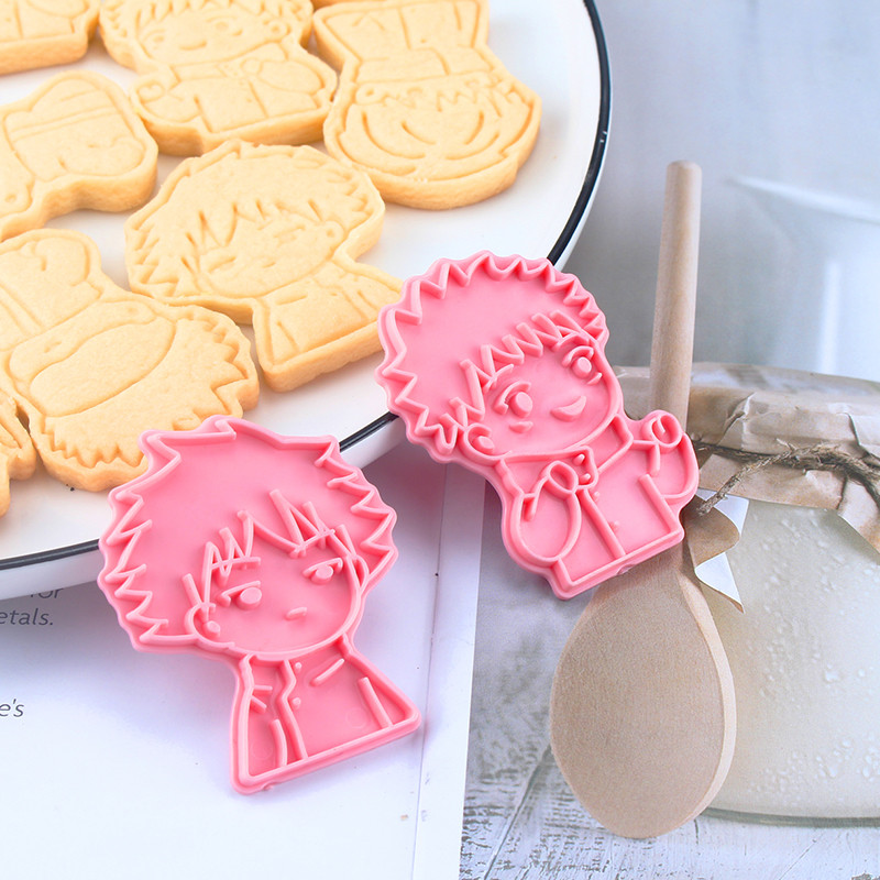 6 τμχ Anime Jujutsu Kaisen Cookie Cutters Set Baking 3D Press Stamp Embosser Mold Mold Cookie Stamp Cutter Cake DIY Mold