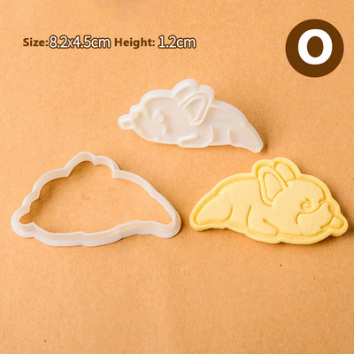 Νέο 2 τεμάχια/Σετ χαριτωμένο μπουλντόγκ σε σχήμα μπουλντόγκ, φόρμα για μπισκότα, εργαλεία ψησίματος για μπισκότα Εργαλείο ψησίματος Κουζινικά σκεύη Bakeware DIY Εργαλείο για παιδιά Καλούπι χεριού