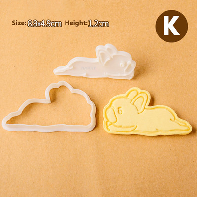 Νέο 2 τεμάχια/Σετ χαριτωμένο μπουλντόγκ σε σχήμα μπουλντόγκ, φόρμα για μπισκότα, εργαλεία ψησίματος για μπισκότα Εργαλείο ψησίματος Κουζινικά σκεύη Bakeware DIY Εργαλείο για παιδιά Καλούπι χεριού