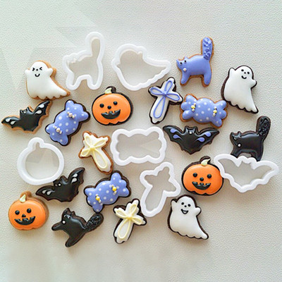 Cartoon Mini küpsiselõikurikomplekt Plastikust küpsisevorm Fondant Koogi kaunistamiseks Tööriistad Suhkruküpsiste küpsetusvormi tööriistad Kondiitrilõikurid