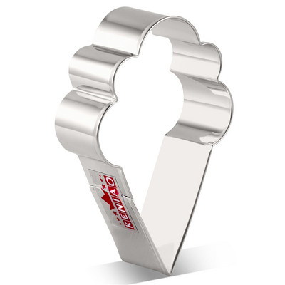 KENIAO Ice Cream Popsicle Sundae Cookie Cutter - Summer Biscuit Fondant Bread Sandwich Mold Kitchen Tool - Stainless Steel