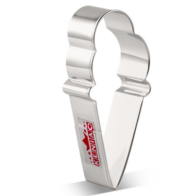 KENIAO Ice Cream Popsicle Sundae Cookie Cutter - Summer Biscuit Fondant Bread Sandwich Mold Kitchen Tool - Stainless Steel