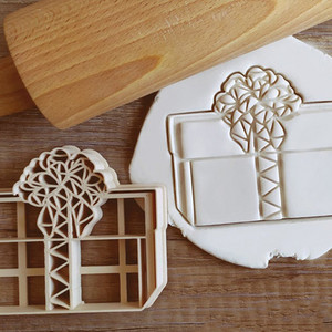 Crăciun Fericit pentru tăietor de biscuiți, ornamente pentru copaci de desene animate, omul de turtă dulce, înger, ștampila pentru fondant, consumabile pentru petrecerea de Crăciun