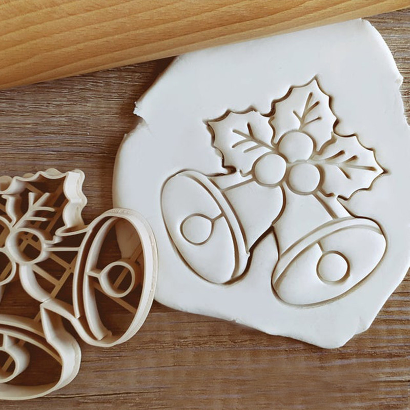 Crăciun Fericit pentru tăietor de biscuiți, ornamente pentru copaci de desene animate, omul de turtă dulce, înger, ștampila pentru fondant, consumabile pentru petrecerea de Crăciun