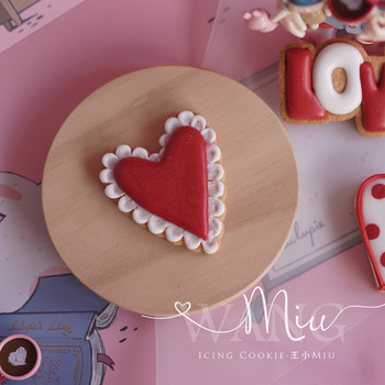 1 бр. Icing Cookie Mold Love Heart Car Lips Shape Бисквитена форма Сватбена Свети Валентин Мухъл Sugar craft Фондан Декорация на торта