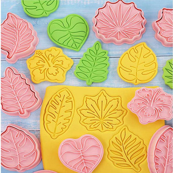 Σετ κόφτη λουλουδιών Αξεσουάρ ψησίματος και εργαλεία διακόσμησης κέικ 3d σετ κόφτες Μπισκότα ζαχαροπλαστικής Stamp Cookie Cutter
