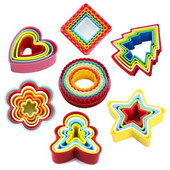 Φόρμες κοπής για μπισκότα καρδιάς Πλαστικές φόρμες για κέικ φόρμες μπισκότου εμβόλου για μπισκότα διακόσμηση κέικ DIY Εργαλείο ψησίματος κουζίνας