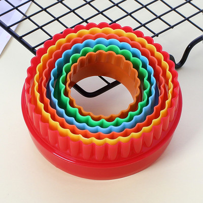 Φόρμες κοπής για μπισκότα καρδιάς Πλαστικές φόρμες για κέικ φόρμες μπισκότου εμβόλου για μπισκότα διακόσμηση κέικ DIY Εργαλείο ψησίματος κουζίνας