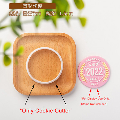 Noul sezon de absolvire 2022 tăietor de biscuiți rochie de șapcă de absolvire ștampile transparente pentru fondant băiat fată matriță pentru glazură biscuiți unelte pentru tort