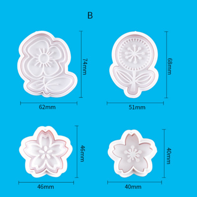 4 ΤΕΜ. Car Cookie Cutter Vehicle Plunger Cutters Φοντάν Διακοσμήσεις τούρτας με ανάγλυφο μπισκότο Φόρμα για μπισκότο παιδικού πάρτι γενεθλίων