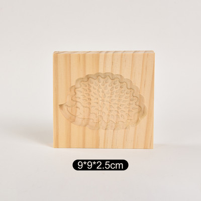 Formă pentru prăjituri Cutter din lemn pentru decorare pentru prăjituri Forme pentru prăjituri pentru turtă dulce Presă 3D pentru embosare pentru prăjituri Mucegai pentru copt Accesorii pentru copt