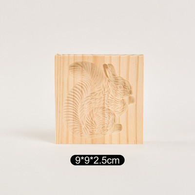 Formă pentru prăjituri Cutter din lemn pentru decorare pentru prăjituri Forme pentru prăjituri pentru turtă dulce Presă 3D pentru embosare pentru prăjituri Mucegai pentru copt Accesorii pentru copt