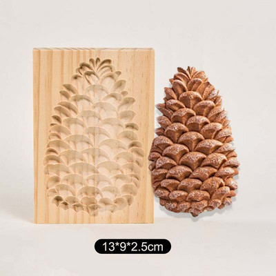 Formă pentru prăjituri Cutter din lemn pentru decorare pentru prăjituri Forme pentru prăjituri pentru turtă dulce Presă 3D pentru embosare pentru prăjituri Mucegai pentru copt Accesorii pentru copt
