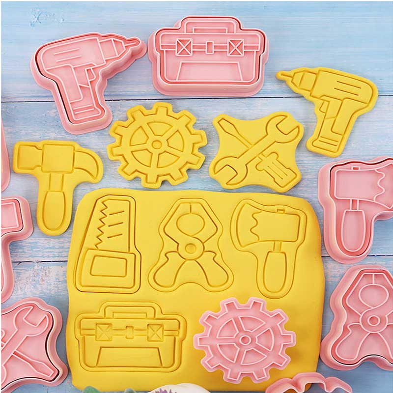 Μπισκότα κόφτης μπισκότων Τύπος κοπής και γλυκά Φόρμα ψησίματος Εργαλείο μπισκότων κόφτες ζαχαροπλαστικής Διακόσμηση κέικ Μίνι σετ Αξεσουάρ κουζίνας