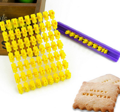 Küpsetustaigna vorm kiri fondant küpsise lõikur 26 tk ülemist väiketähest ja 10 tk numbriga koogi kaunistamise tööriistad GYH