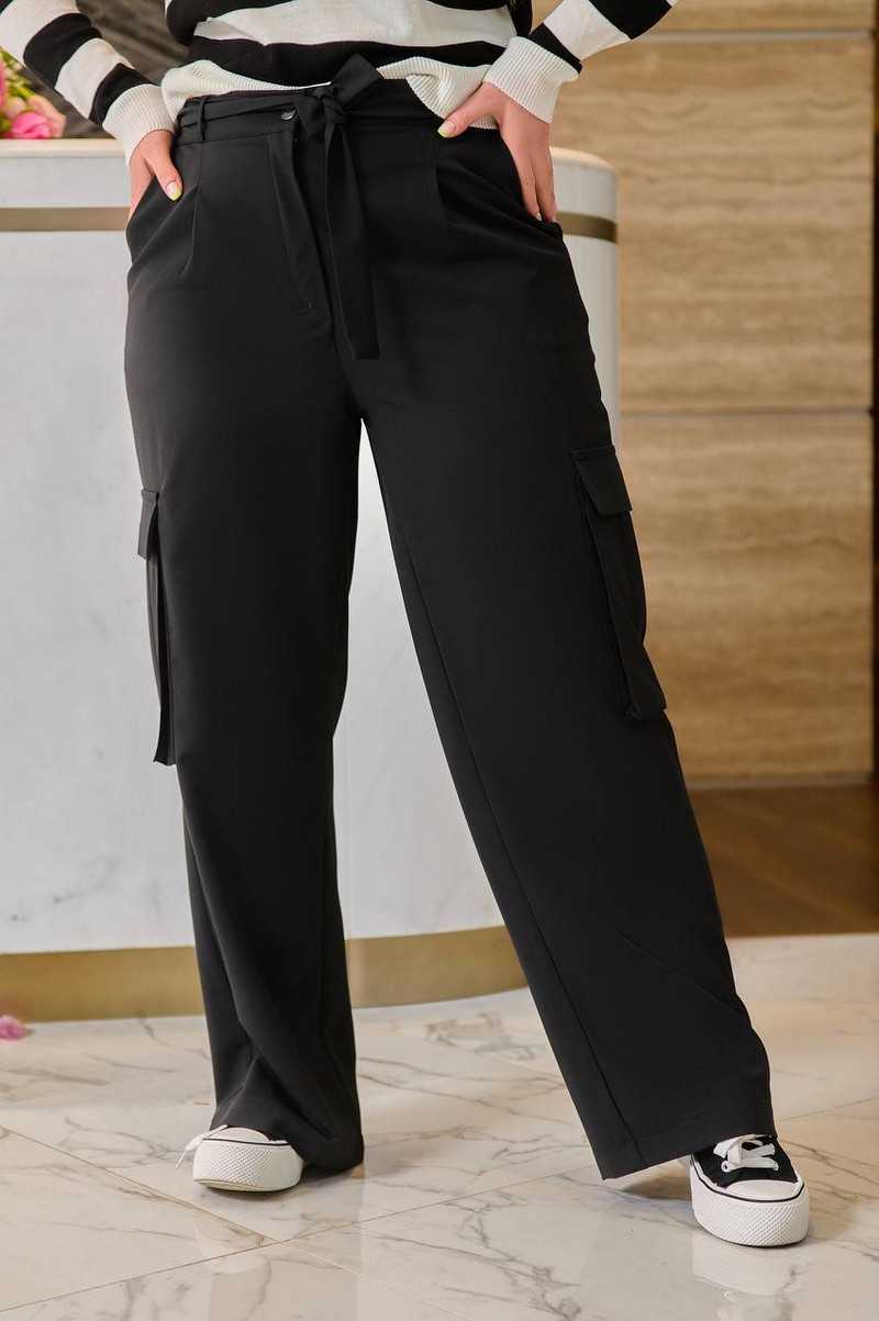 Панталон от поплин с джобове