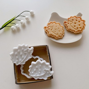 Анимационен таралеж Форма за бисквитки Форма за бисквитки 3D животно Пластмасова форма за бисквитки Печат Начало Направи си сам Форма за печене Кухненски аксесоари