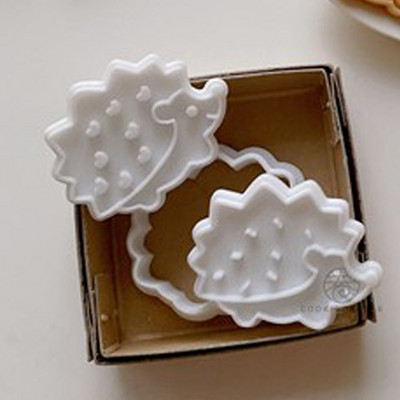 Crtani jež Kalup za kolačiće Kalup za kekse 3D plastični kalup za kolače sa životinjama Pečat Home DIY Kalup za pečenje Kuhinjski pribor