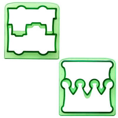 Sumuštinių pjaustytuvų rinkinys vaikams Gyvūnų dinozaurų žvaigždės širdies formos nerūdijančio plieno duonos formelės metalinės sausainių pjaustyklės formų kepimo įrankiai