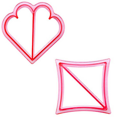 Sumuštinių pjaustytuvų rinkinys vaikams Gyvūnų dinozaurų žvaigždės širdies formos nerūdijančio plieno duonos formelės metalinės sausainių pjaustyklės formų kepimo įrankiai