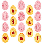 2023 Πασχαλινά μπισκότα Κόφτης Πλαστική σφραγίδα μπισκότων κουνελιού κουνελιού για ψήσιμο 3D φόρμα αυγών Εργαλεία ζαχαροπλαστικής αξεσουάρ