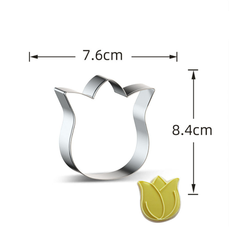 1 tk kondiitriäri reposteria gateau Roosilillede küpsiselõikur Vormid Vorm Kokteil Fondant Koogikaunistused Tööriistad Biskviitpasta Vorm