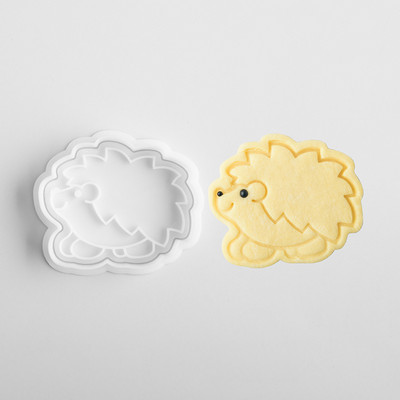 Mucegai 3D pentru biscuiți pentru biscuiți, din plastic, pentru ștampila pentru prăjituri