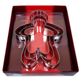 Χριστουγεννιάτικο Σετ Κόφτης για Μπισκότα Χιονάνθρωπος Φόρμες για μπισκότα 3 τεμαχίων Ένα σετ Gingerbread Boy Candy Cutters αξεσουάρ ψησίματος μπισκότο