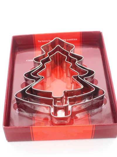 Χριστουγεννιάτικο Σετ Κόφτης για Μπισκότα Χιονάνθρωπος Φόρμες για μπισκότα 3 τεμαχίων Ένα σετ Gingerbread Boy Candy Cutters αξεσουάρ ψησίματος μπισκότο