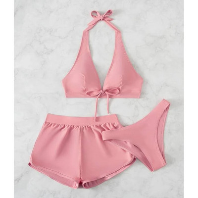 Seksi trodijelni bikini Ženski kupaći kostimi Push Up Ženski kupaći kostimi Kupaći kostimi Brazilski bikini za djevojčice Odjeća za plažu 2023.