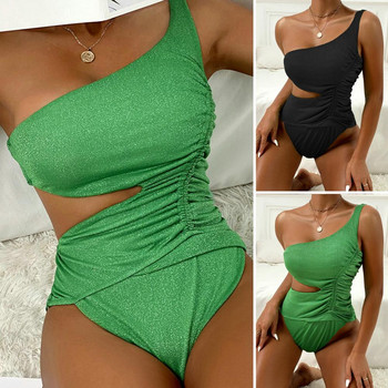 Ολόσωμο μαγιό παραλίας Wading Bodycon One Shoulder Waist Hollow