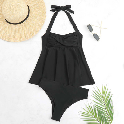 2023. gada Bikini vasaras peldkostīmi Tankini komplekti Sieviešu peldkostīmi Pludmales Apģērbs Divdaļīgs peldkostīms Sporta baseins Sieviešu peldkostīms