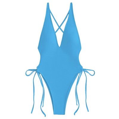 купальник женский Γυναικείο 1 τμχ Σέξι μπικίνι μονόχρωμη δαντέλα με γυμνό λουράκι στήθους χωρίς ατσάλινο στήριγμα Σετ μπικίνι μαγιό