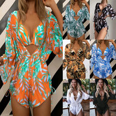 Bikini din două piese imprimat sexy pentru femei, costum de baie pentru femei, de vară 2023, costum de baie pentru femei