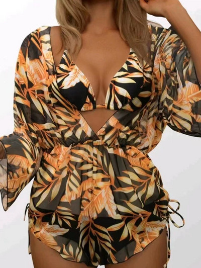 Bikini din două piese imprimat sexy pentru femei, costum de baie pentru femei, de vară 2023, costum de baie pentru femei