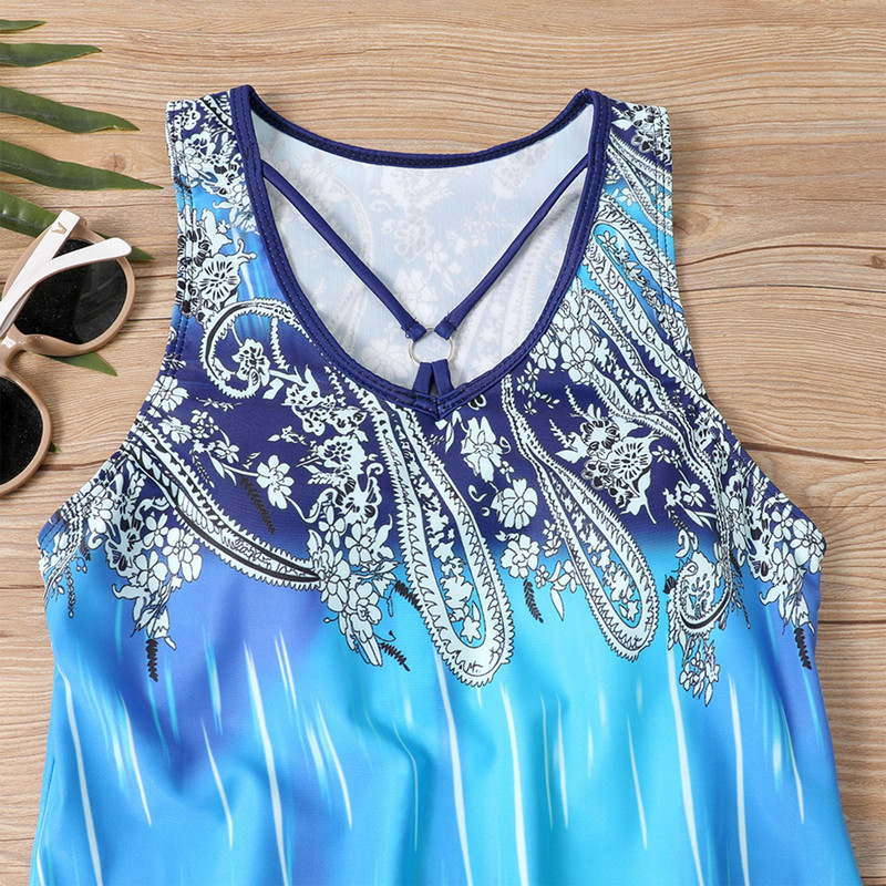 Ženski seksi uski kupaći kostim s otisnutim slingom u velikim veličinama Ženski kupaći kostim biquinis feminino kupalʹnik ženskij Bikini