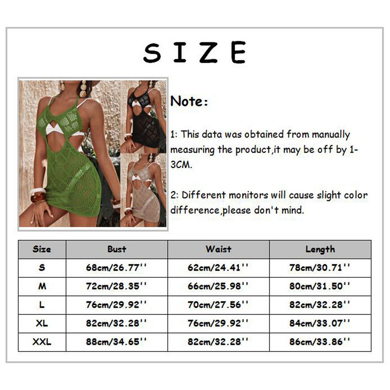 Croșetat rochie de plajă de vară Bikini acoperiți Rochii tricotate sexy scobite Robe Costum de baie Costum de baie Acoperire Femei Imbracaminte de plajă