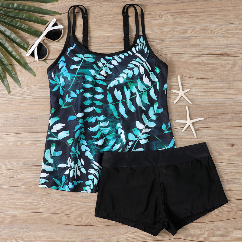 Bikini vintage pentru femei, cu imprimare 3D, costum de baie, set de două piese, monokini de vară, costum de baie cu talie înaltă, tankini, îmbrăcăminte de plajă