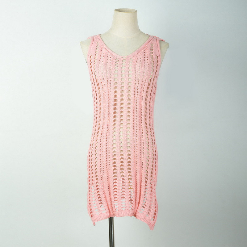 Nyári divat Szexi, kényelmes női strandruha, egyszínű, napfény elleni, mélyedésmentes bikini úszómedencéhez