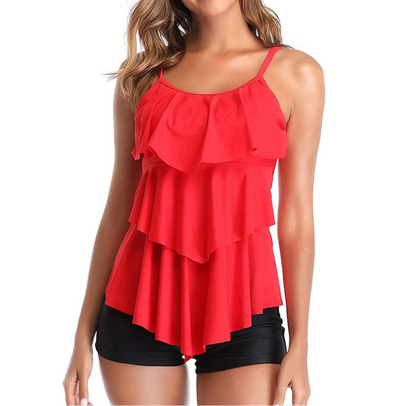 Costum de baie Bikini european-american pentru femei Boxeri mari Bikini mare